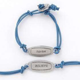 Emily Rosenfeld Hebrew/English Believe Bracelet、mySite、topwebapps