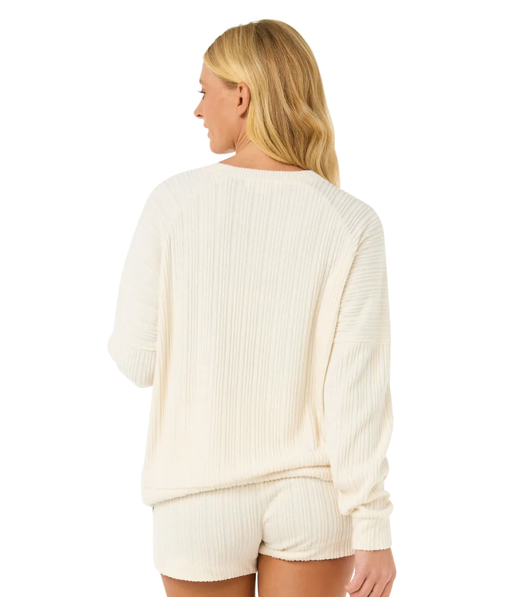 Rip Curl Women's Cosy Raglan Crew、mySite、noshort