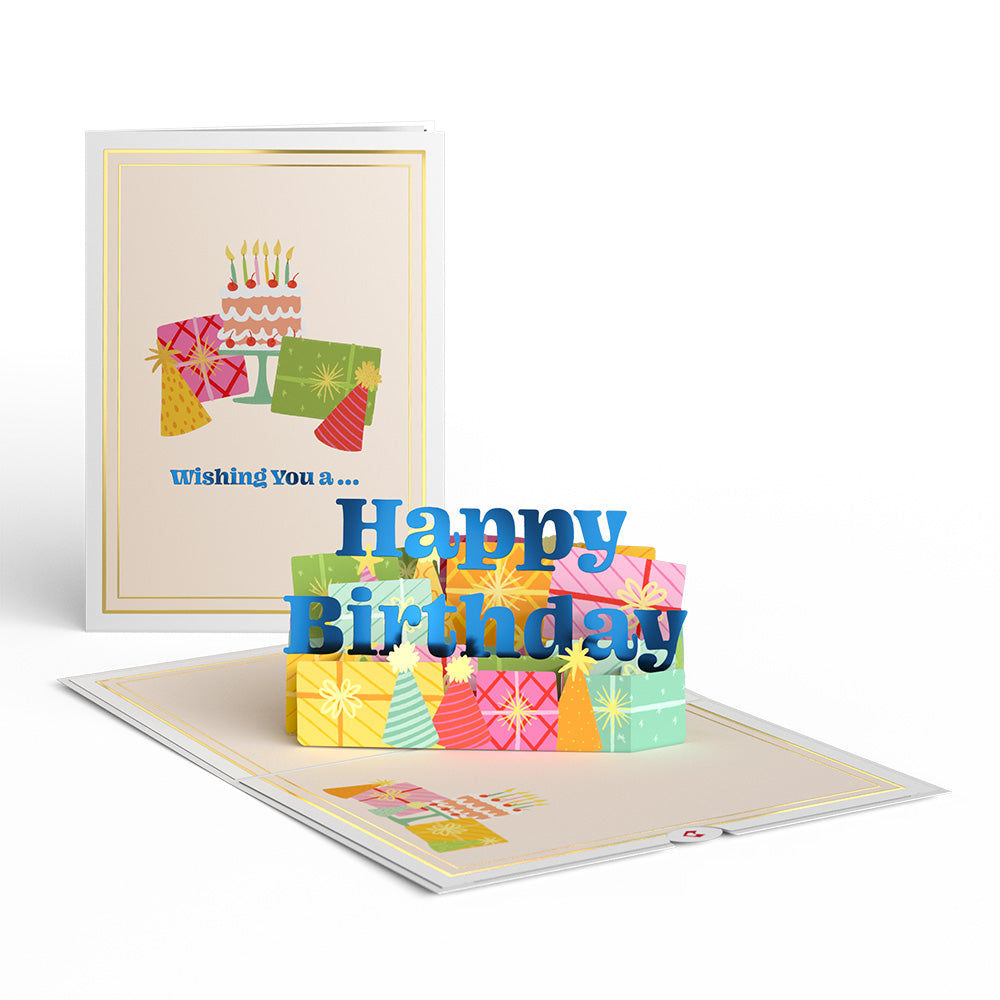 Wishing You a Happy Birthday Pop-Up Card、mySite、solidvoid