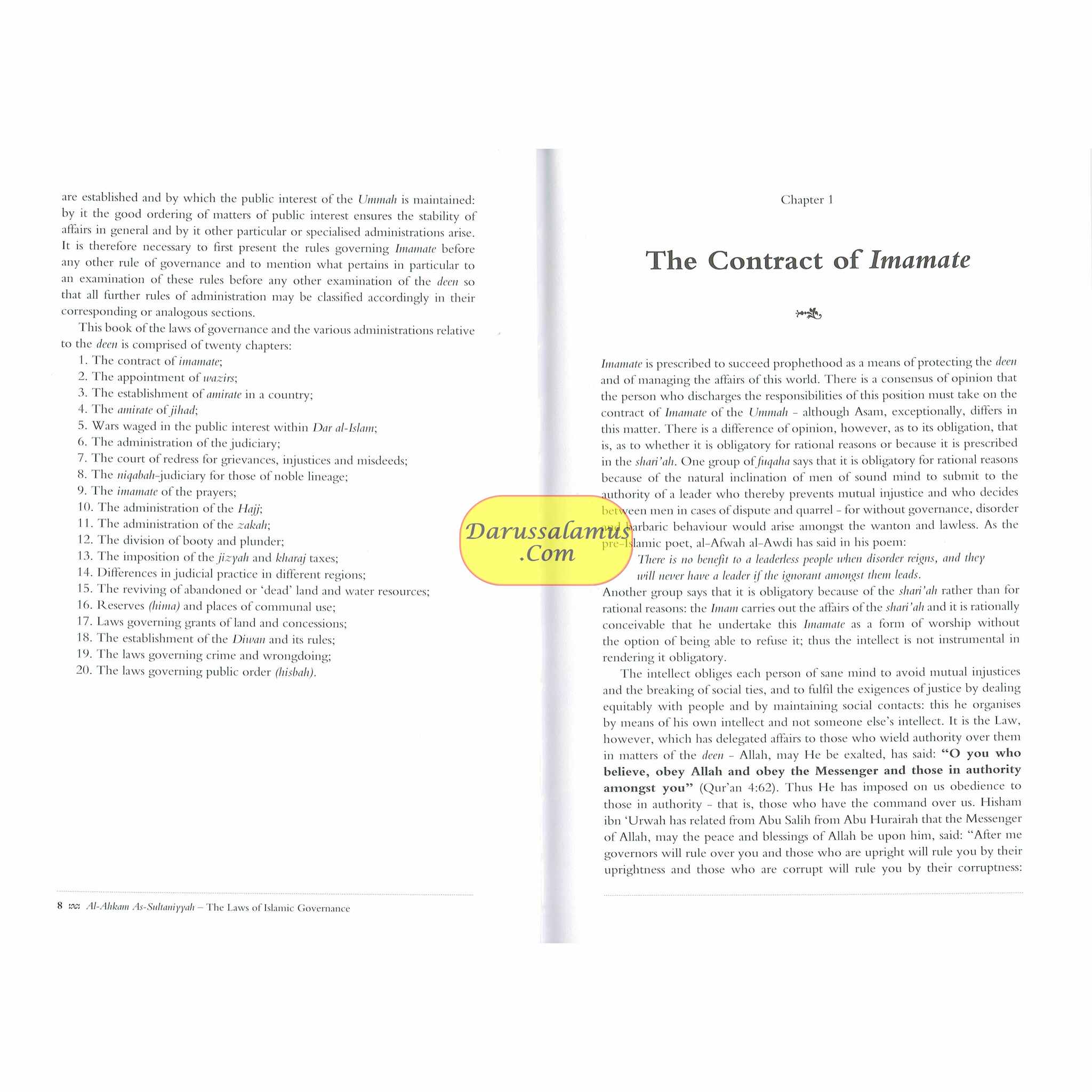 Al-Ahkam as-Sultaniyyah - The Laws Of Islamic Governance By Abul-Hasan Al-mawardi、mySite、topwebapps