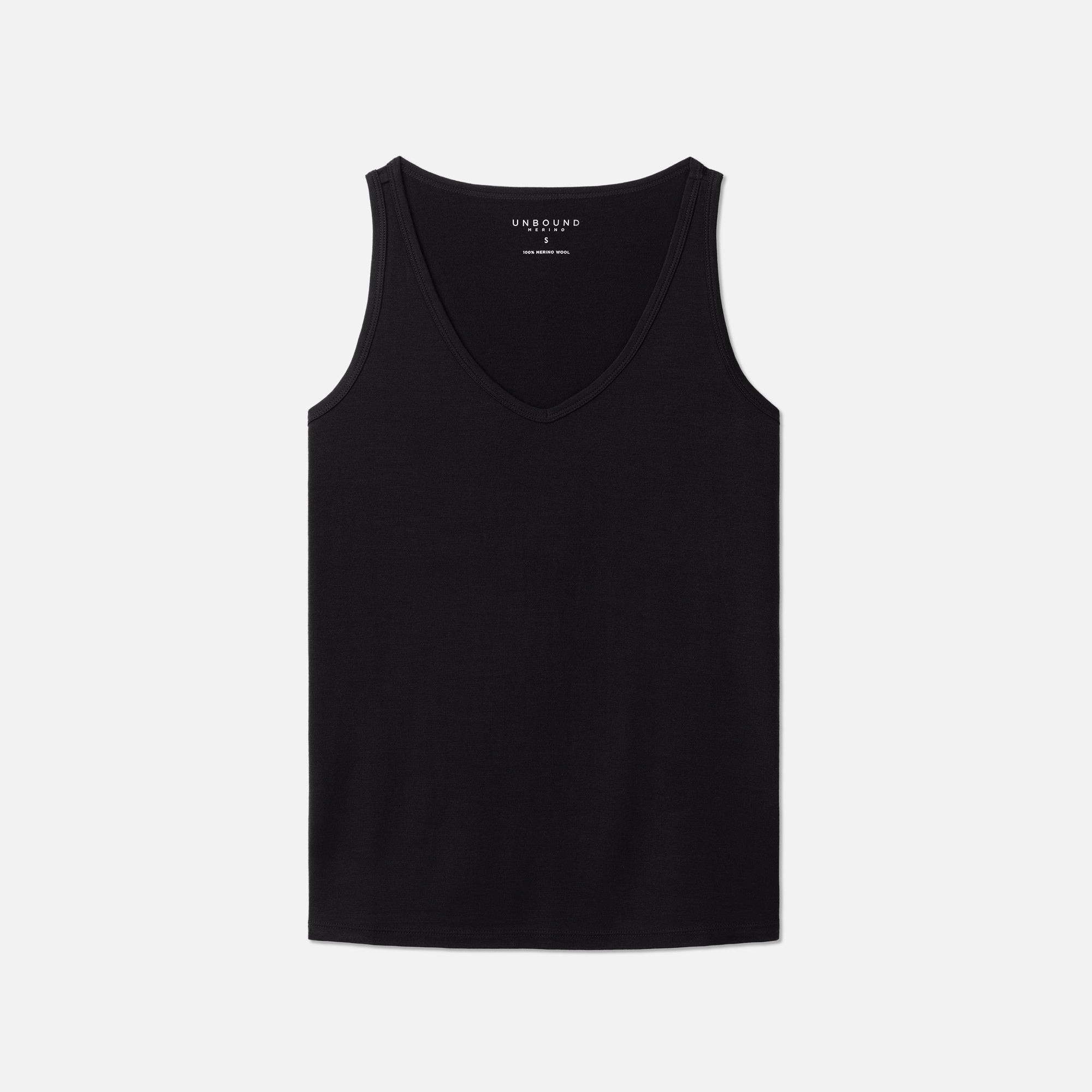 Women's Relaxed Merino V-Neck Tank、mySite、noshort