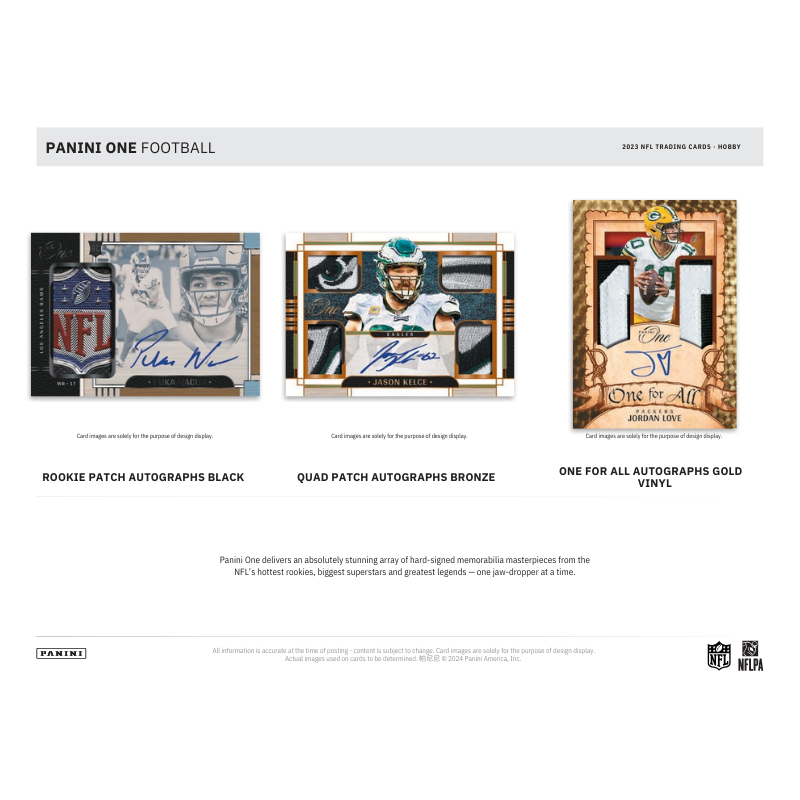 2023 Panini One Football Hobby Box、mySite、waistdrama