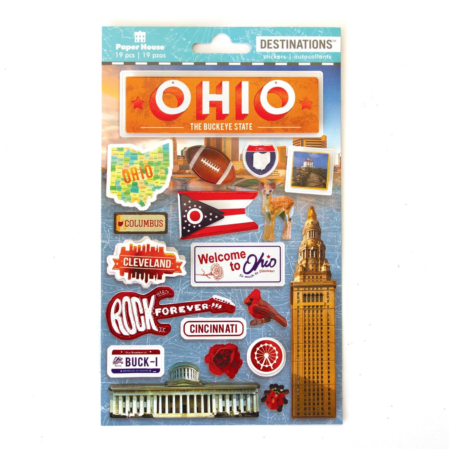  Scrapbook Stickers - 3D Ohio、mySite、ghnorth