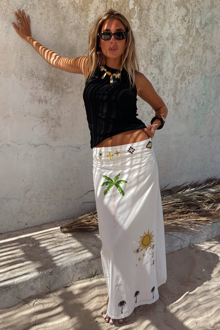 Cream Sunshine Jaspre Skirt、mySite、solidvoid