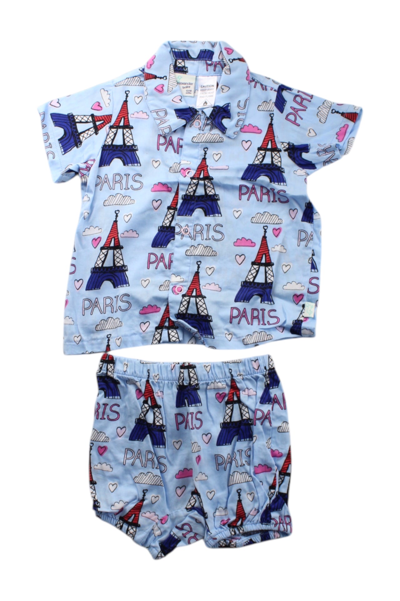 Peter Alexander Eiffel Tower Pyjama Set 12-18M、mySite、g9winljtr