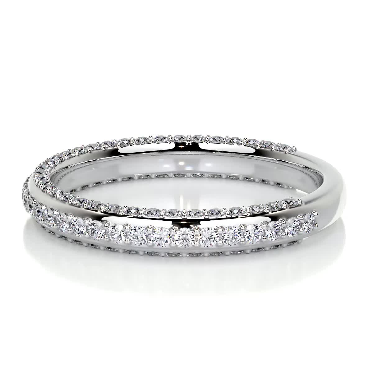 Anastasia Diamond Wedding Ring (0.75 Carat) -18K White Gold (RTS)、mySite、hinf8tx79