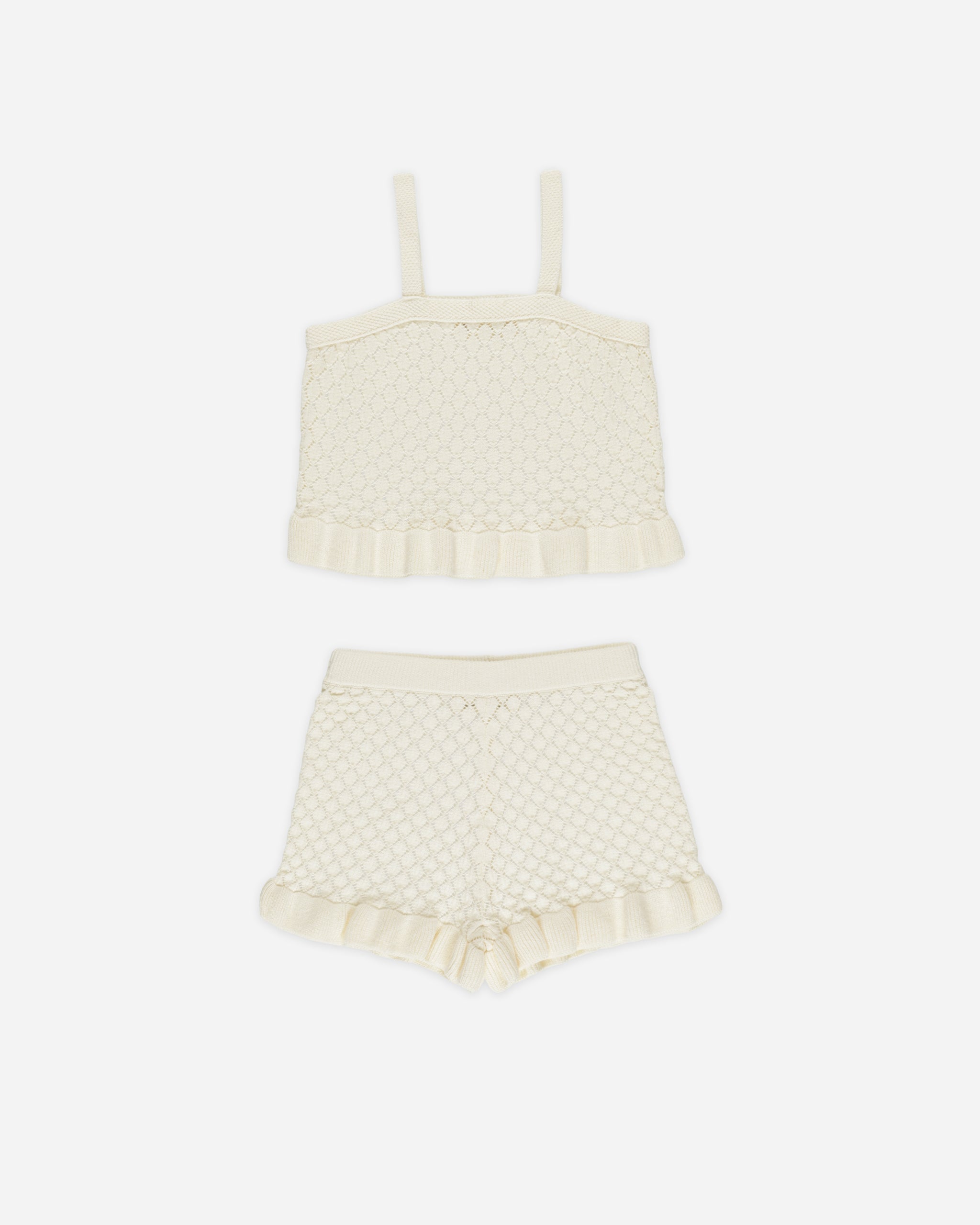  Crochet Tank Set || Ivory、mySite、layawaytickets