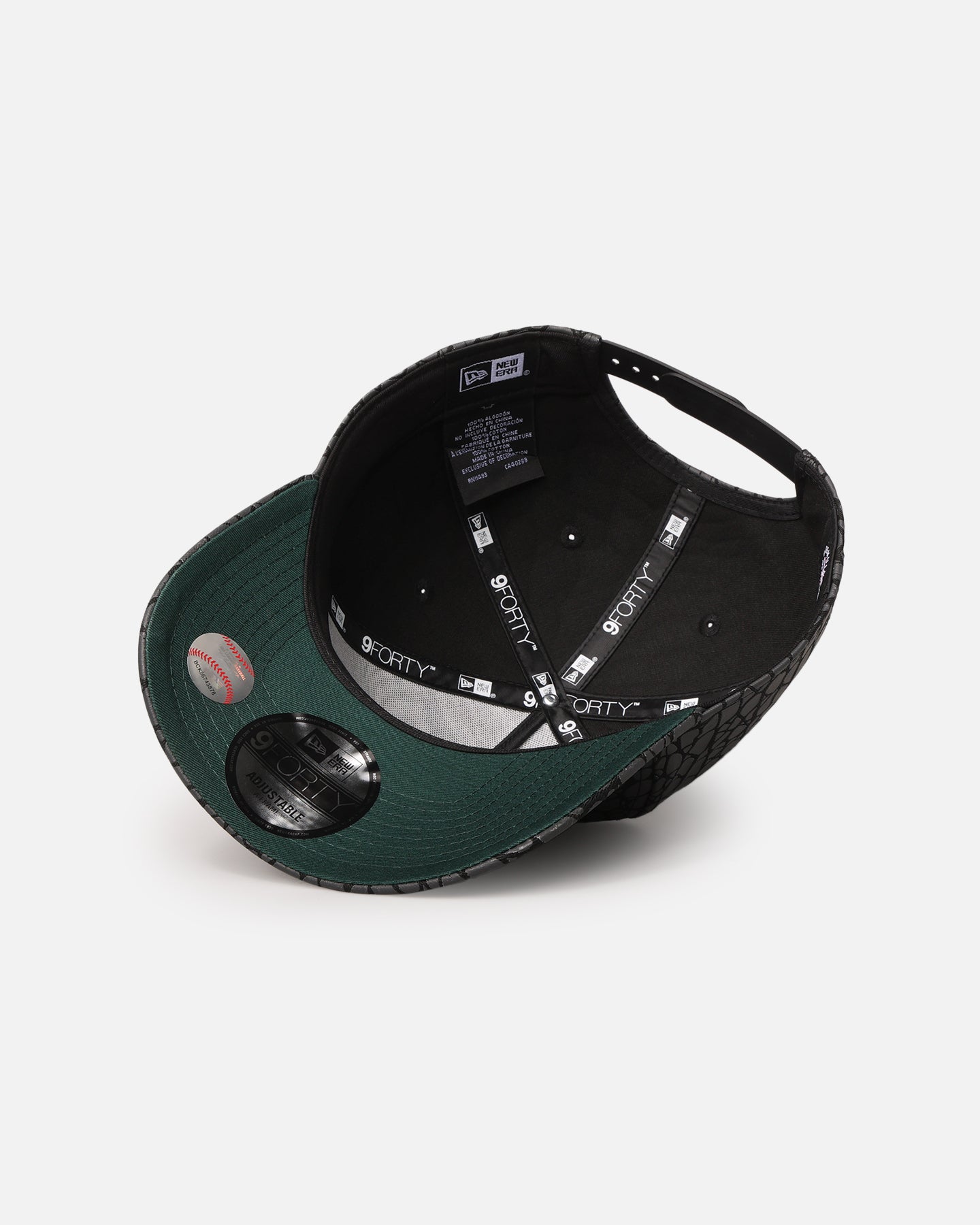 New Era New York Yankees 'Croc Skin' 9FORTY A-Frame Snapback Black、mySite、zt4zffjzw