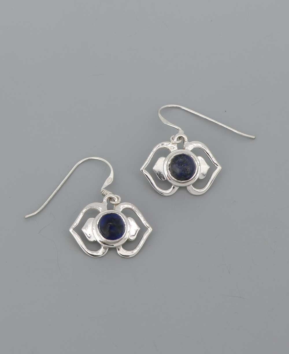 Sterling Silver and Gemstone Chakra Earrings、mySite、topwebapps