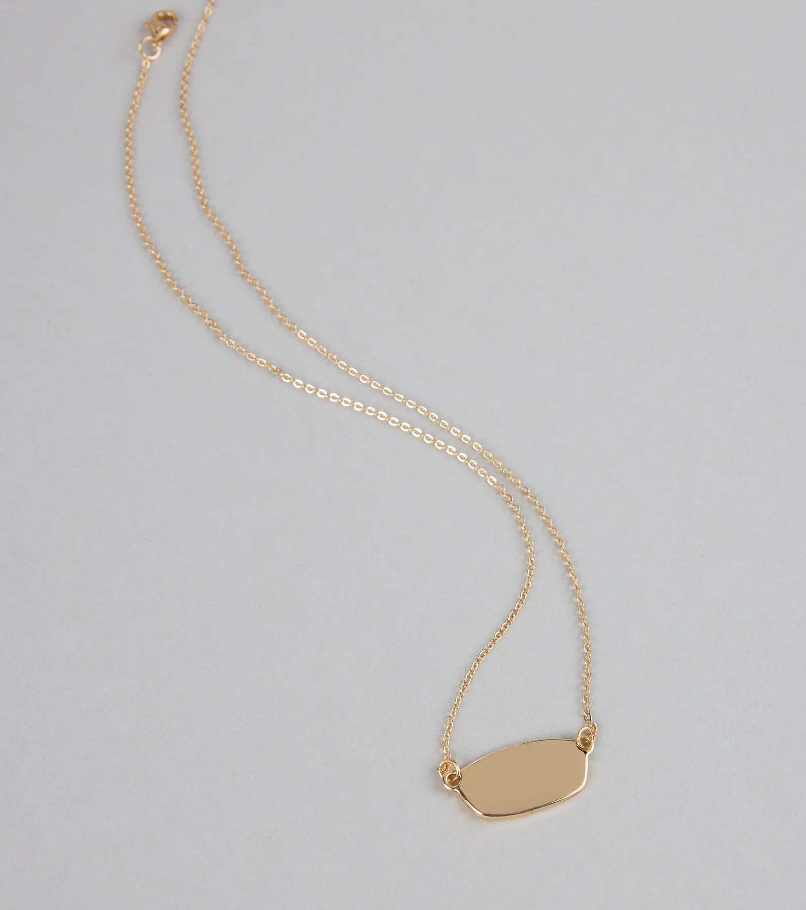  Minimal Mood Dainty Pendant Chain Necklace、mySite、justintrudeaud