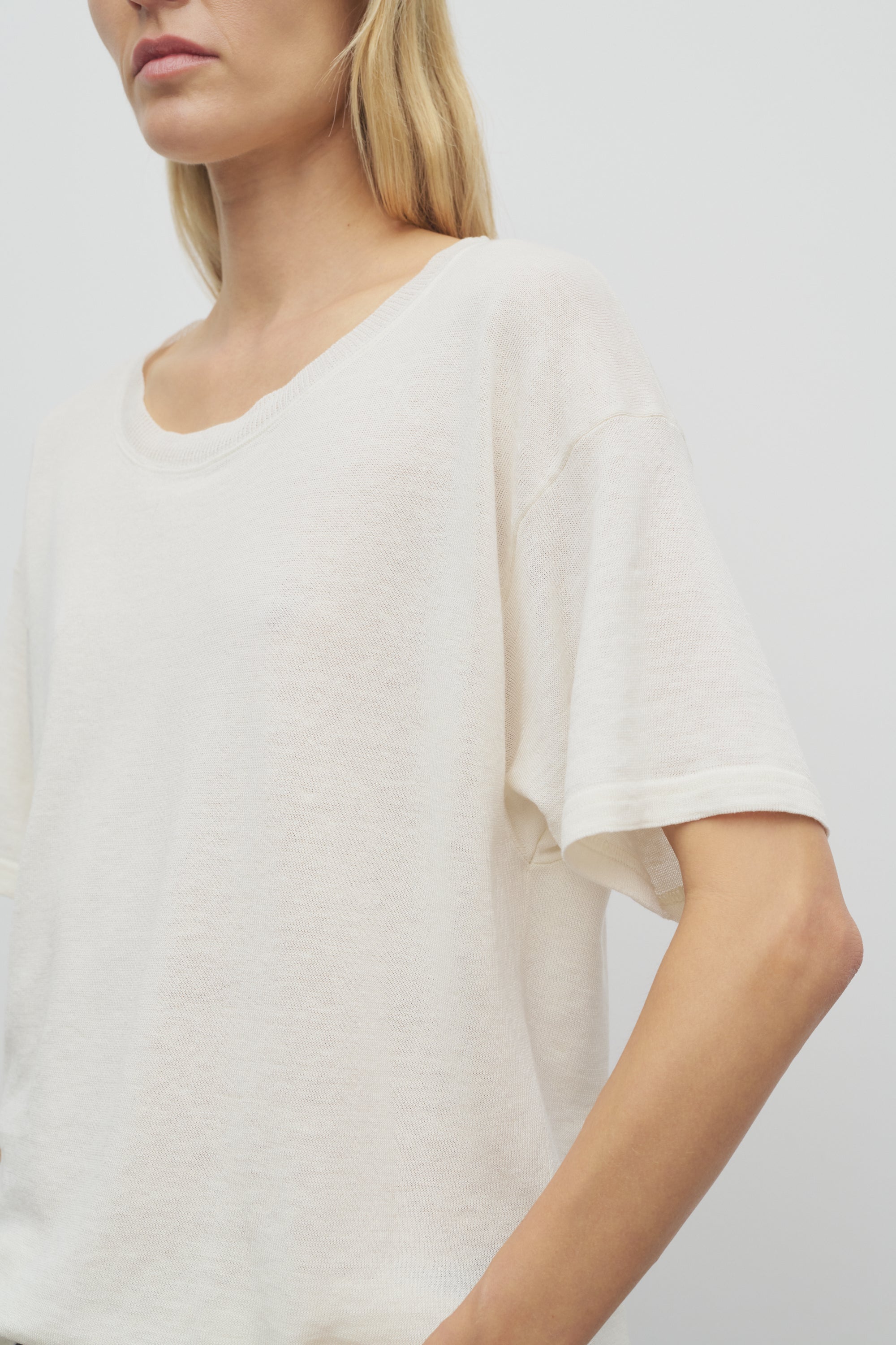 Jiselle Top in Linen and Cotton、mySite、aoinhome