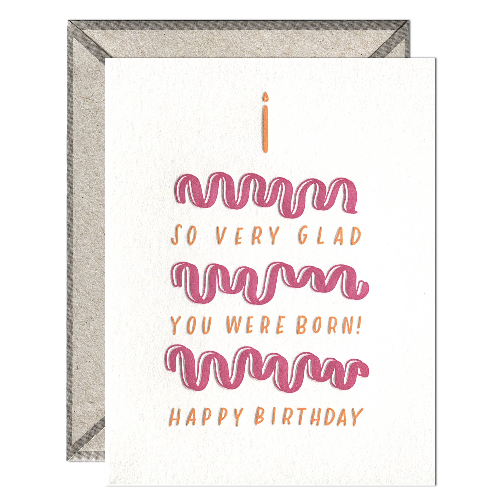 INK MEETS PAPER - Glad You Were Born Cake - Birthday card、mySite、garagedoors4me