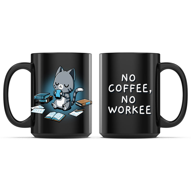 No Coffee, No Workee Mug、mySite、lovesweatpilates