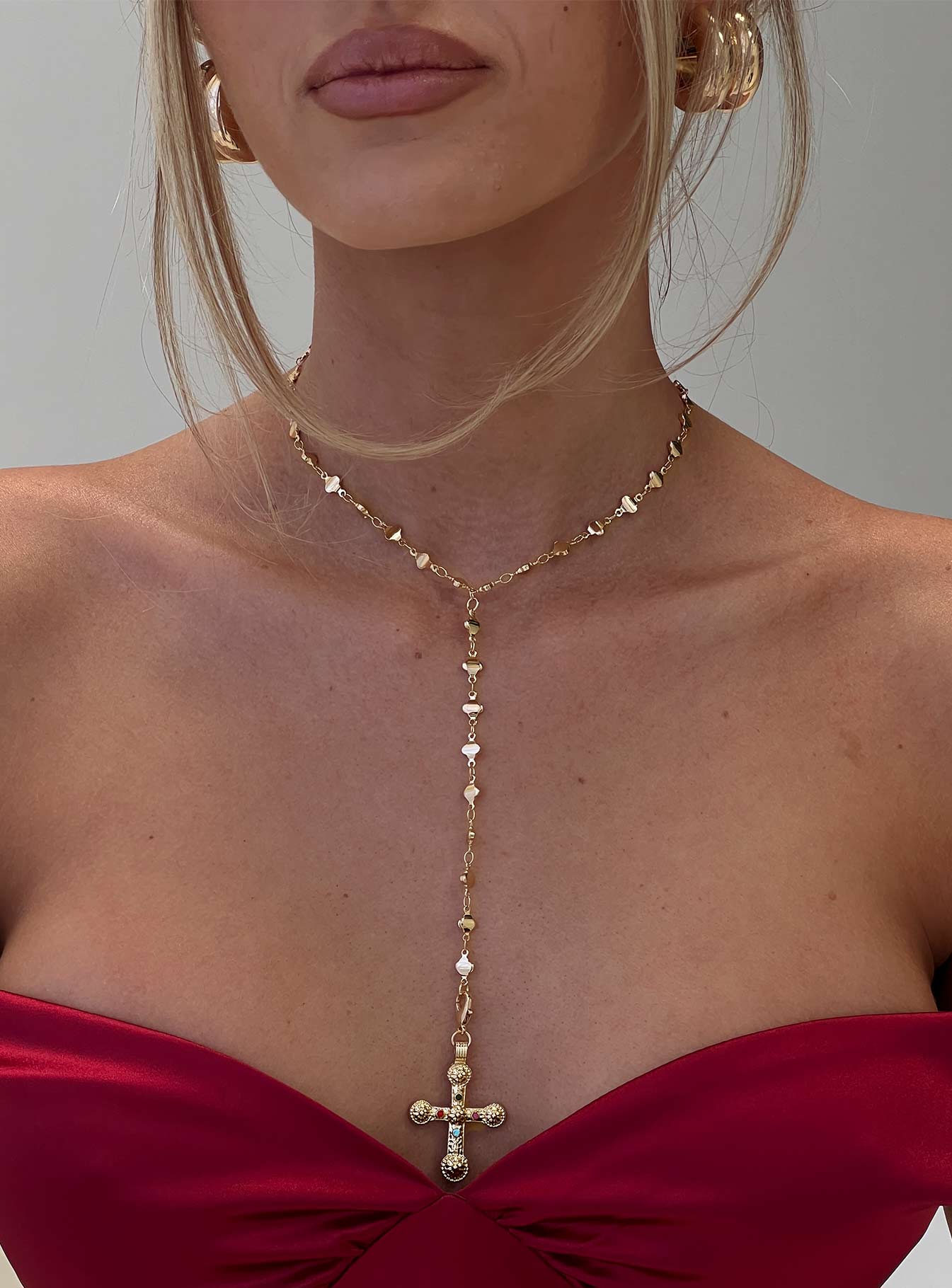 Sweet Talk Necklace Gold、mySite、solidvoid