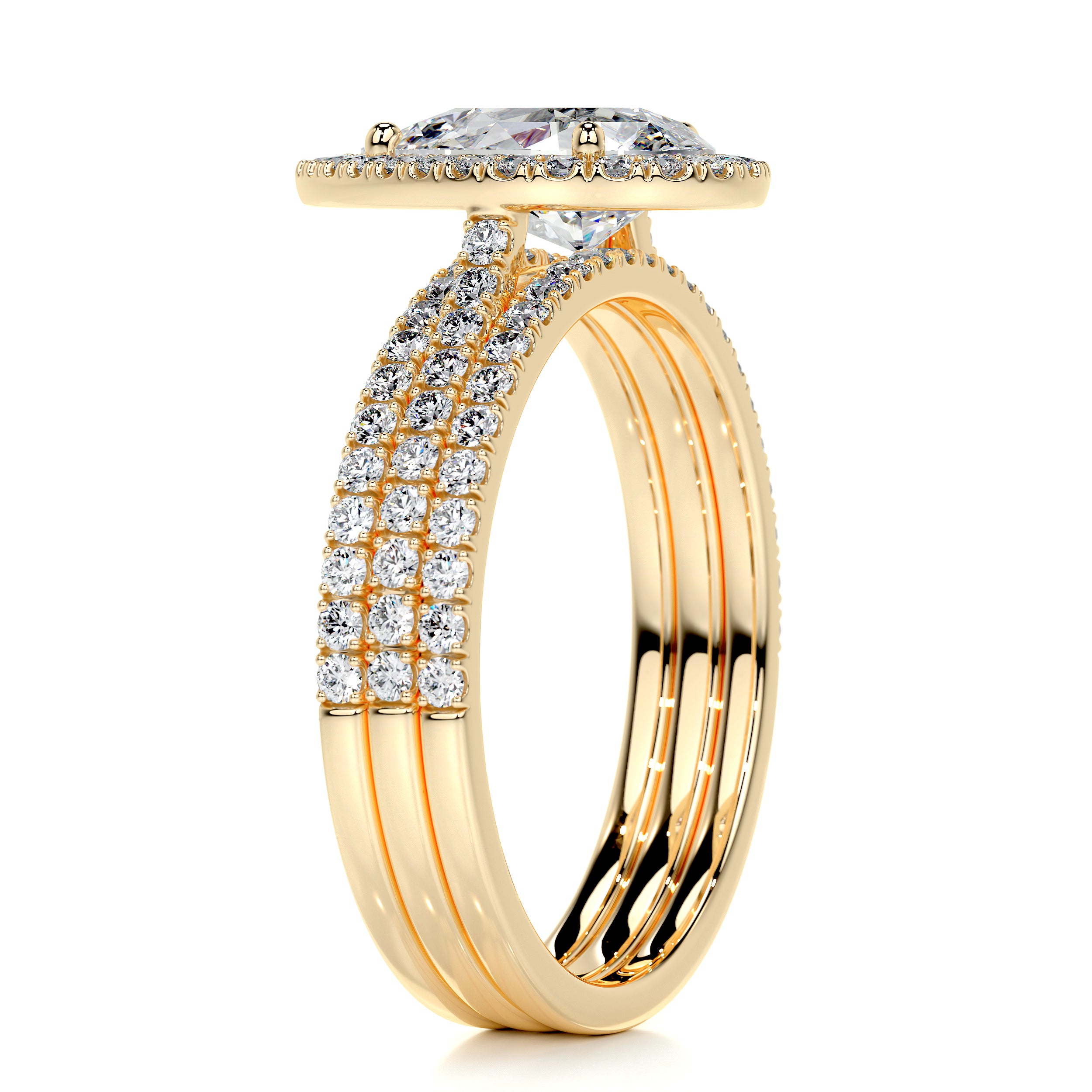Sophia Diamond Bridal Set -18K Yellow Gold、mySite、hinf8tx79