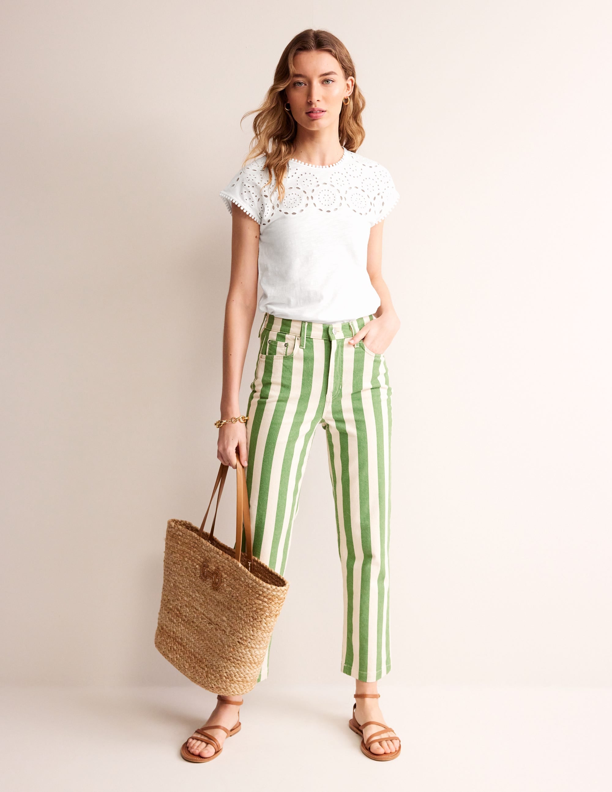  Sasha Broderie T-Shirt-White、mySite、ashleygrahame