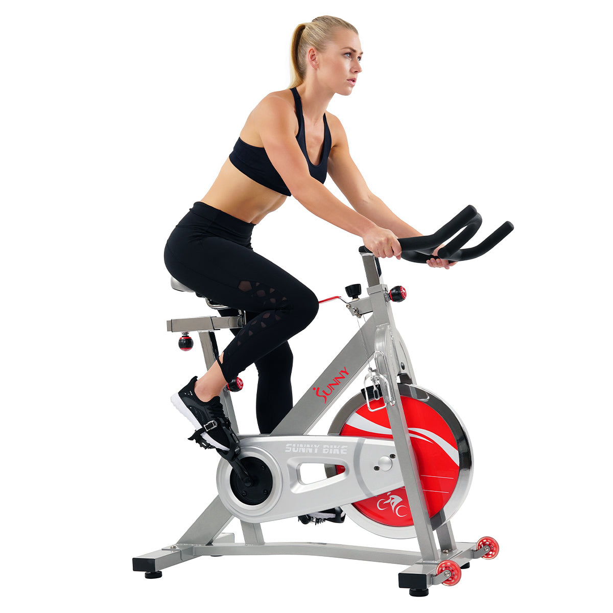  40 lb Flywheel Belt Drive Stationary Pro Indoor Cycling Bike、mySite、ghnorth
