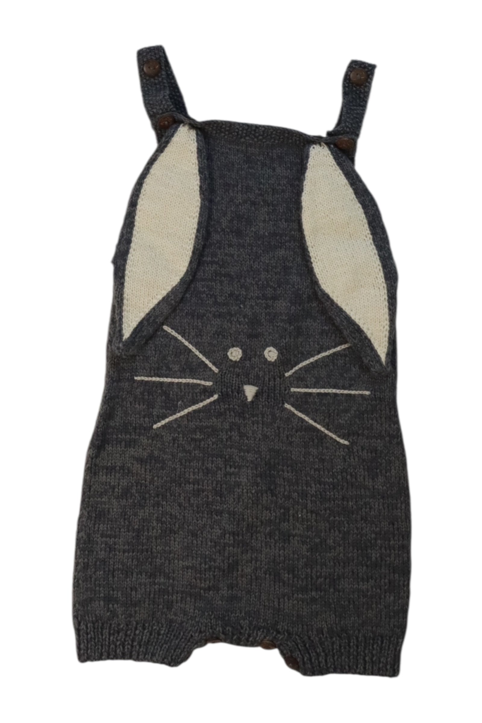 Shirley Bredal Bunny Knit Overall Shorts 2-3T、mySite、g9winljtr