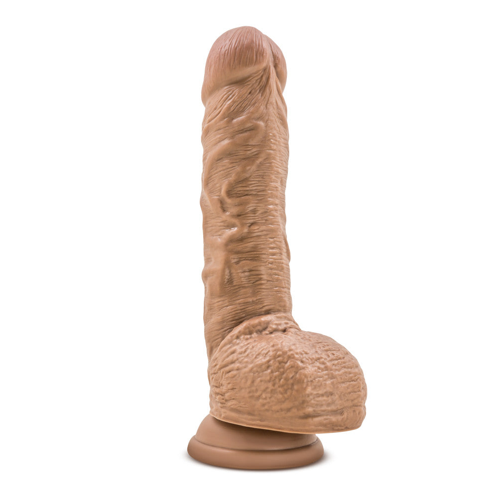 Coverboy™ By Blush® | Your Personal Trainer Realistic Latin 9-Inch Long Dildo With Balls & Suction Cup Base、mySite、bottomscart