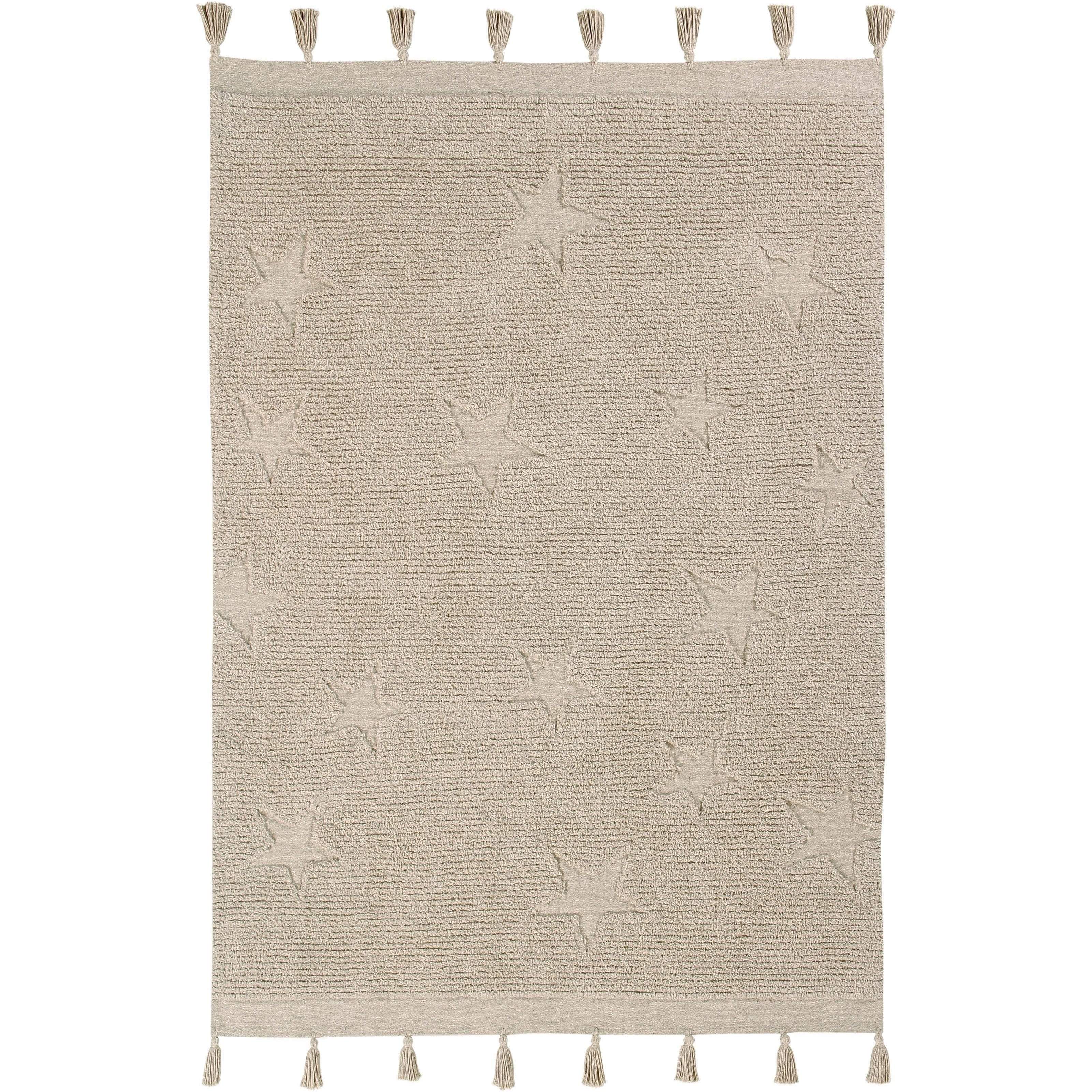 Hippy Stars Natural Machine Washable Area Rug、mySite、gigharbornorthrealestate