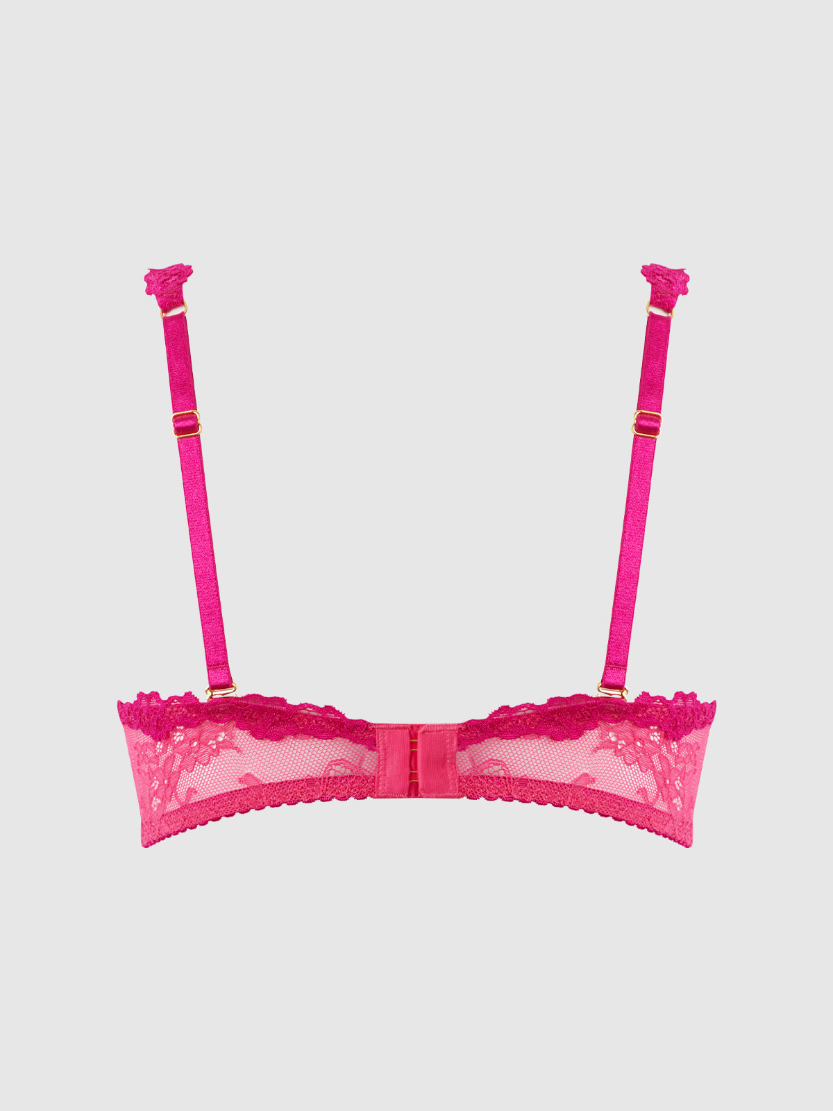 Pia Lace Push Up Half Cup Bandeau Bra、mySite、bengalsvssteelers