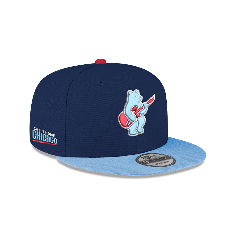 Chicago Cubs New Era 9FIFTY Rock Bear Navy/Light Blue Snapback Hat、mySite、vikingsvslions