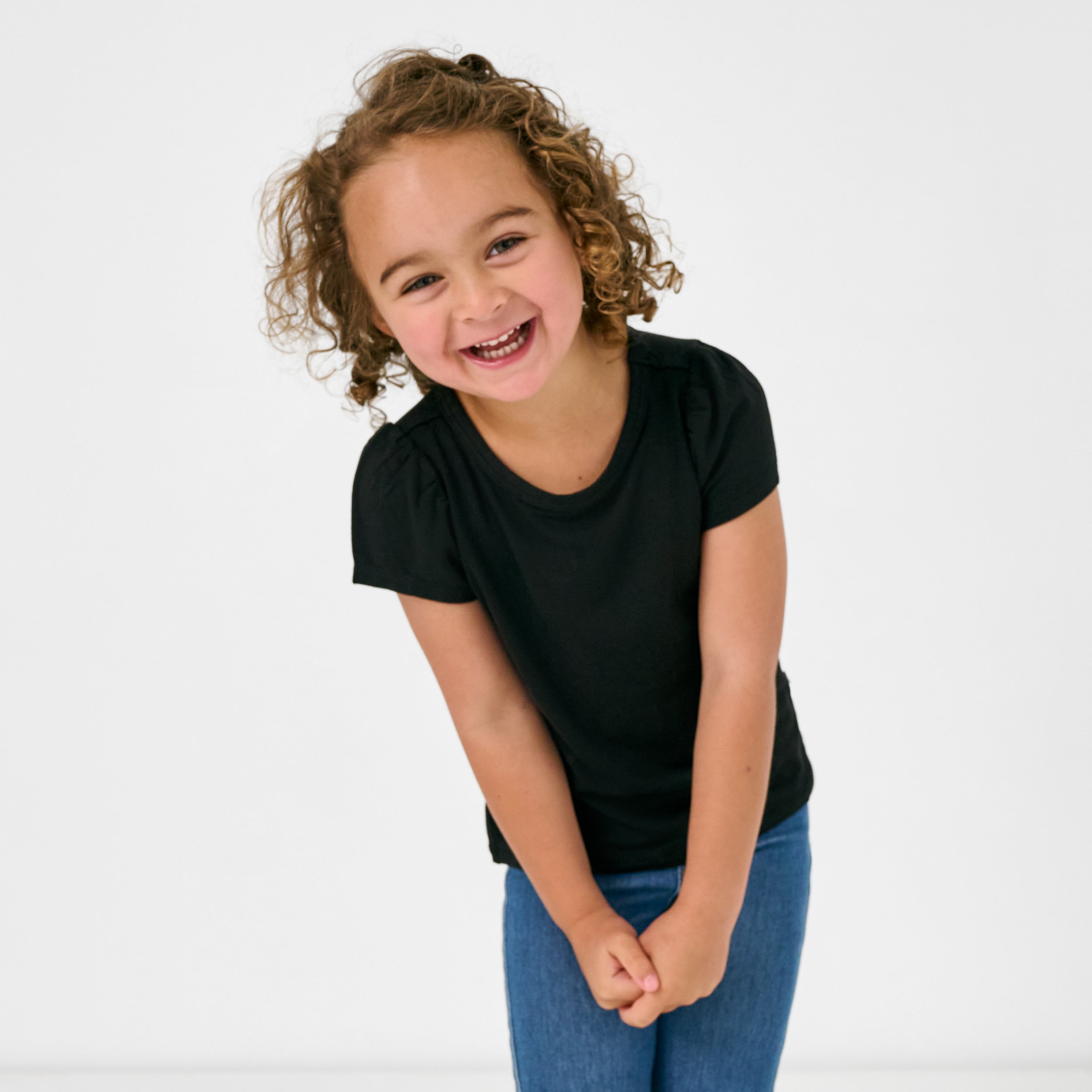 Black Puff Sleeve Tee、mySite、g9winljtr