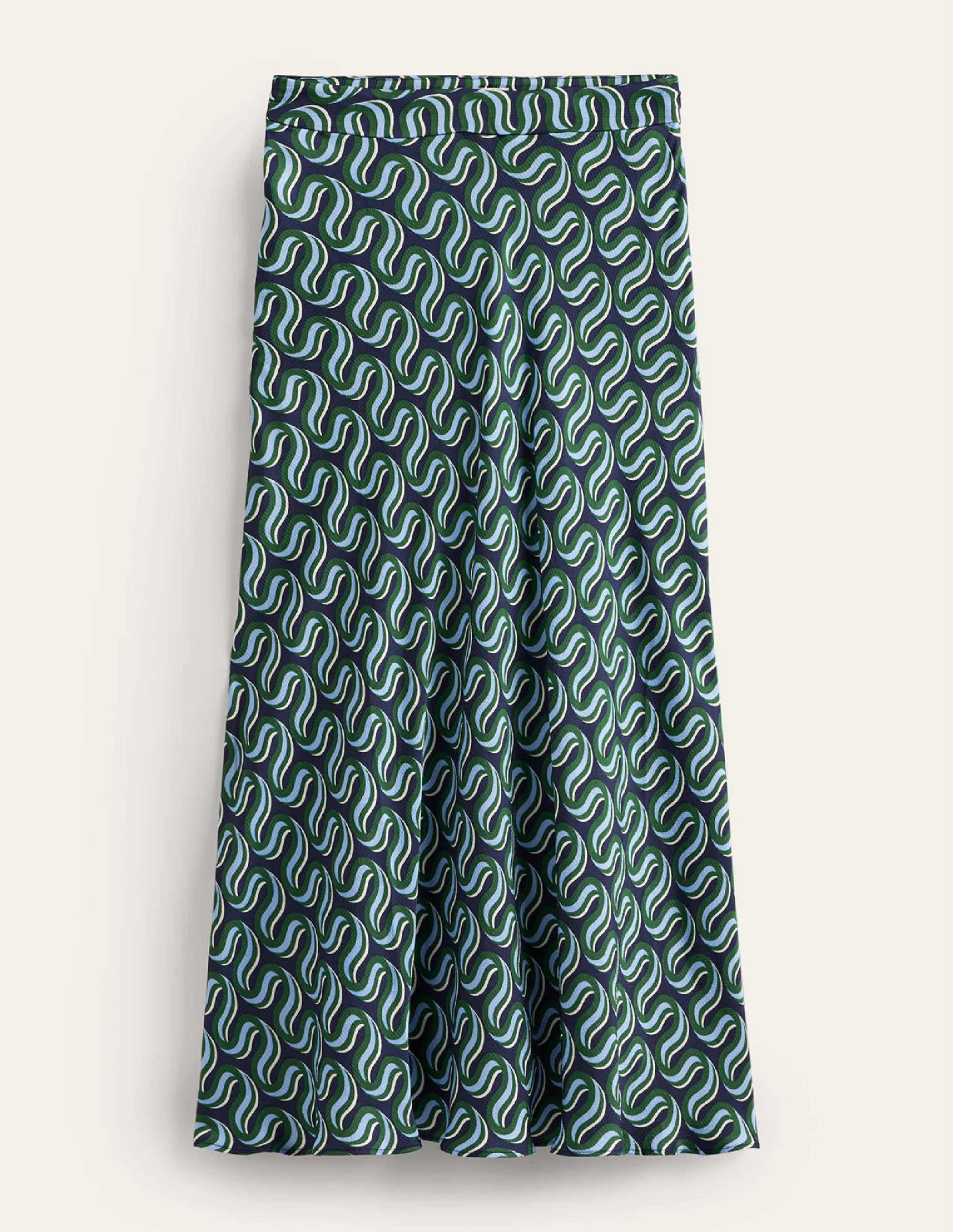  Cecelia Midi Skirt-Amazon Green, Ribbon Wave、mySite、ashleygrahame