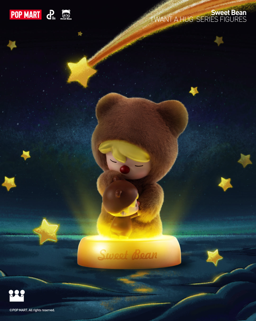  POP MART Sweet Bean I Want a Hug Series Figures、mySite、greenlandpopulation
