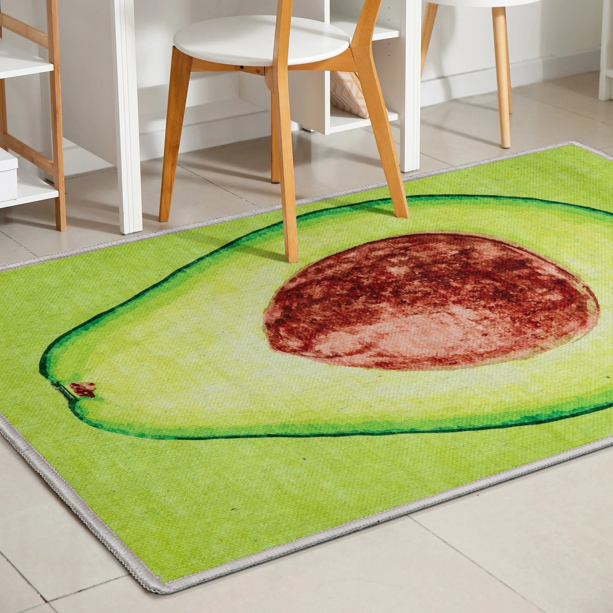 Avocado Novelty Green Flat-Weave Rug、mySite、gigharbornorthrealestate