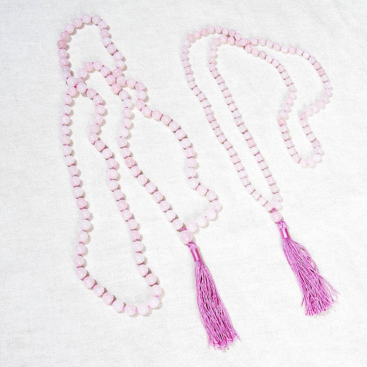 Rose Quartz Mala - High-Energy Gemstones、mySite、hinf8tx79