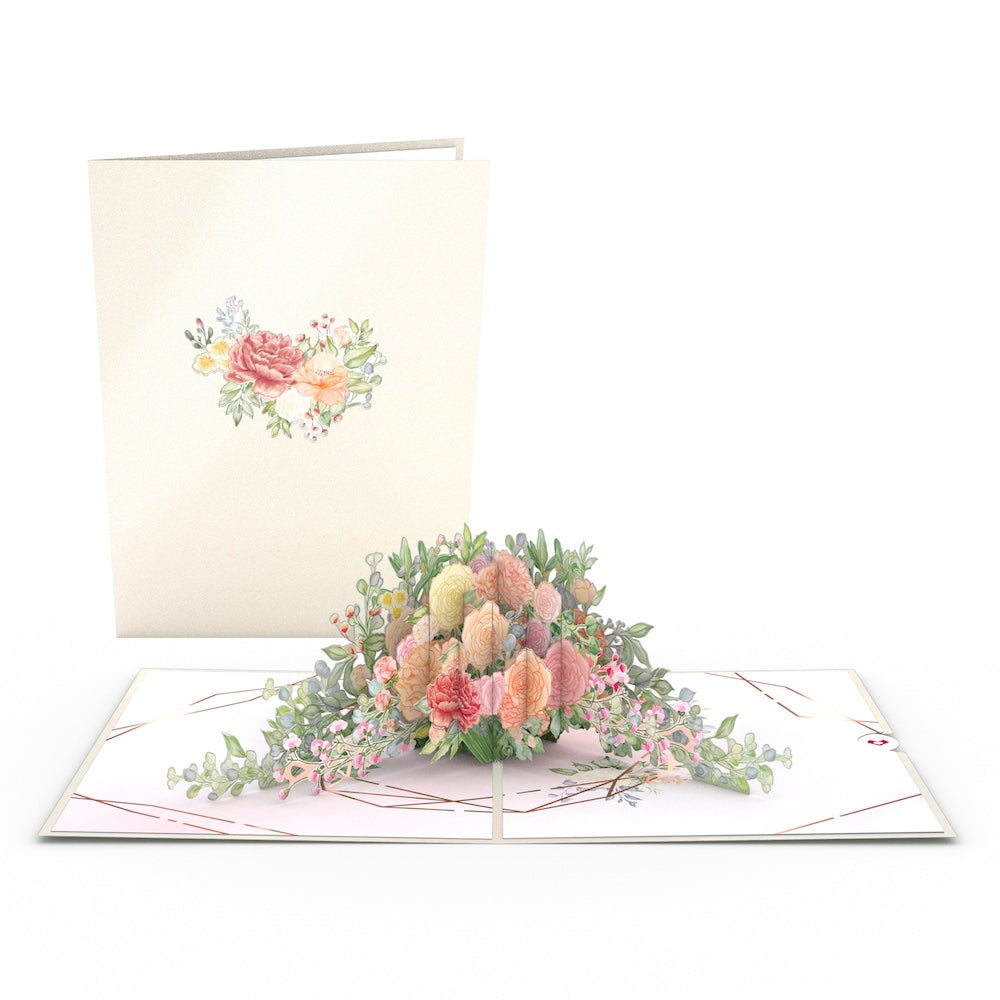 Wedding Florals Pop-Up Card、mySite、solidvoid