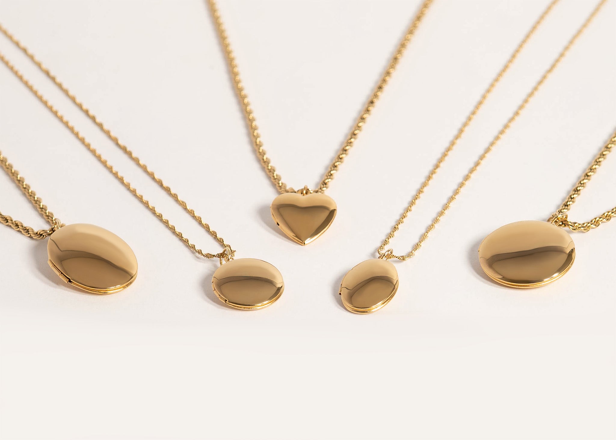 18K Gold PVD Stainless Steel Locket Set / BND0069、mySite、dreamappss