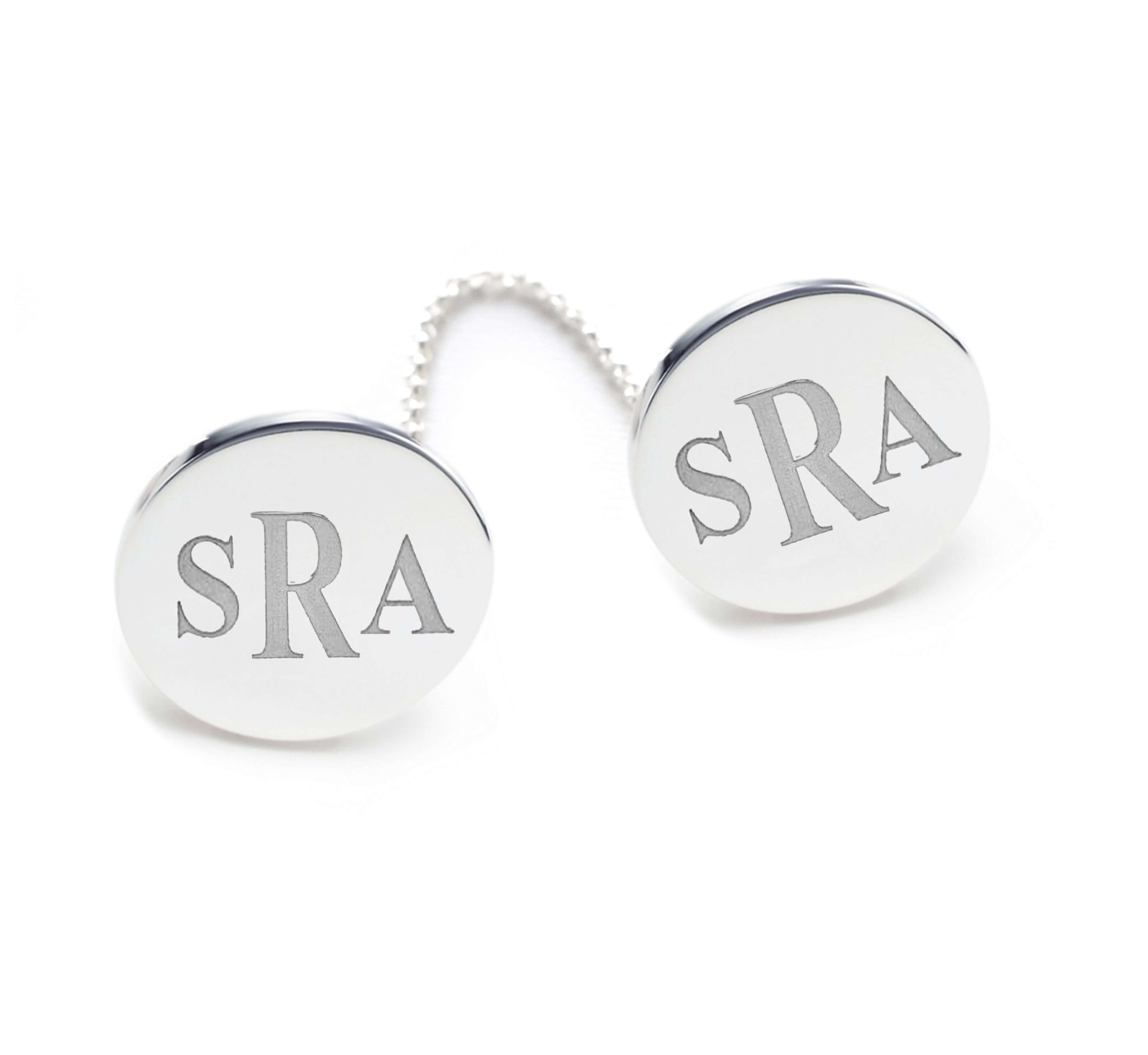 Monogram Sterling Silver Tallis Clips - Modern、mySite、topwebapps
