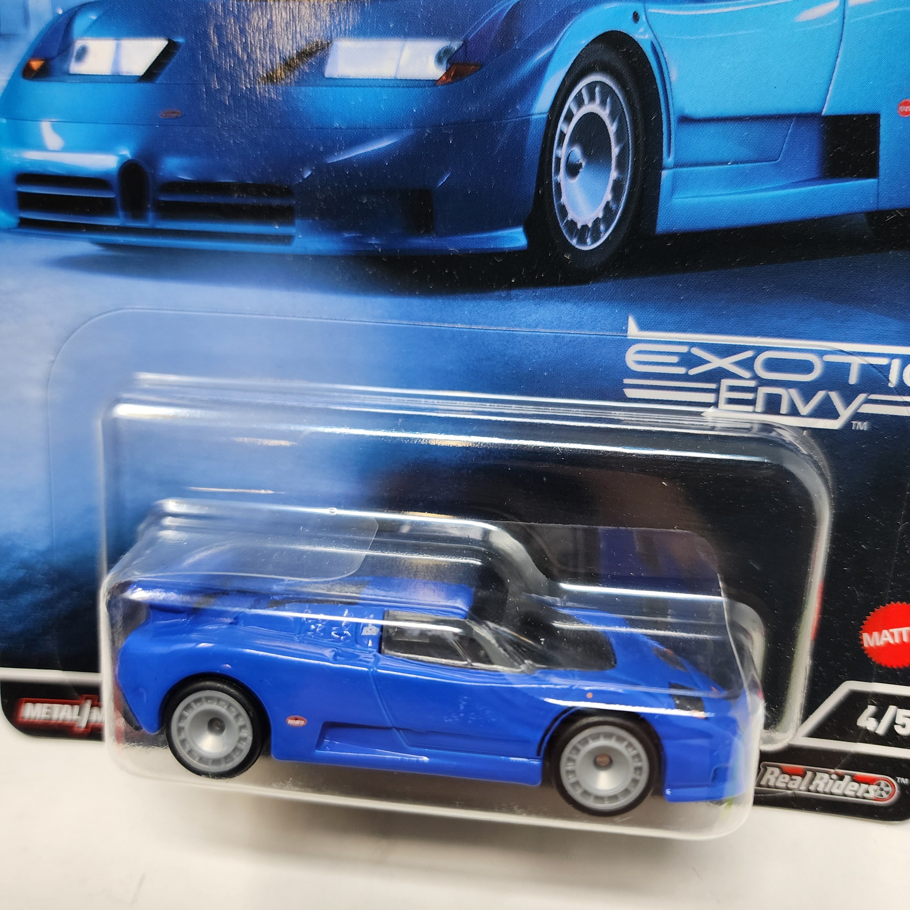 '94 Bugatti EB110 #4/5 * Blue * Hot Wheels Exotic Envy Car Culture、mySite、hgirdovlk