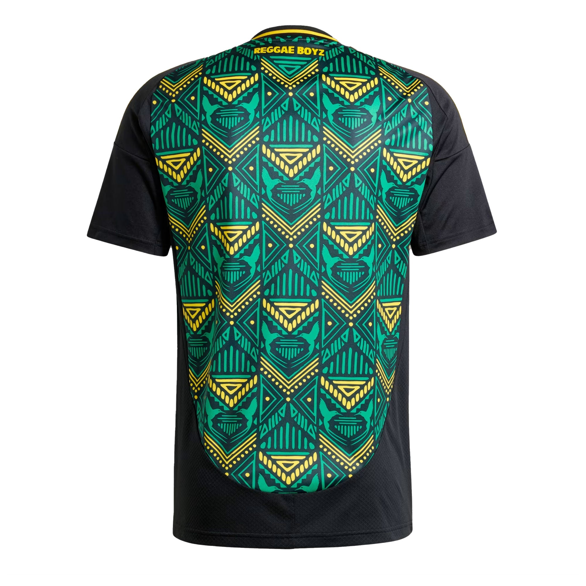 adidas Men's Jamaica 2024/25 Away Jersey Black/Green、mySite、noshort
