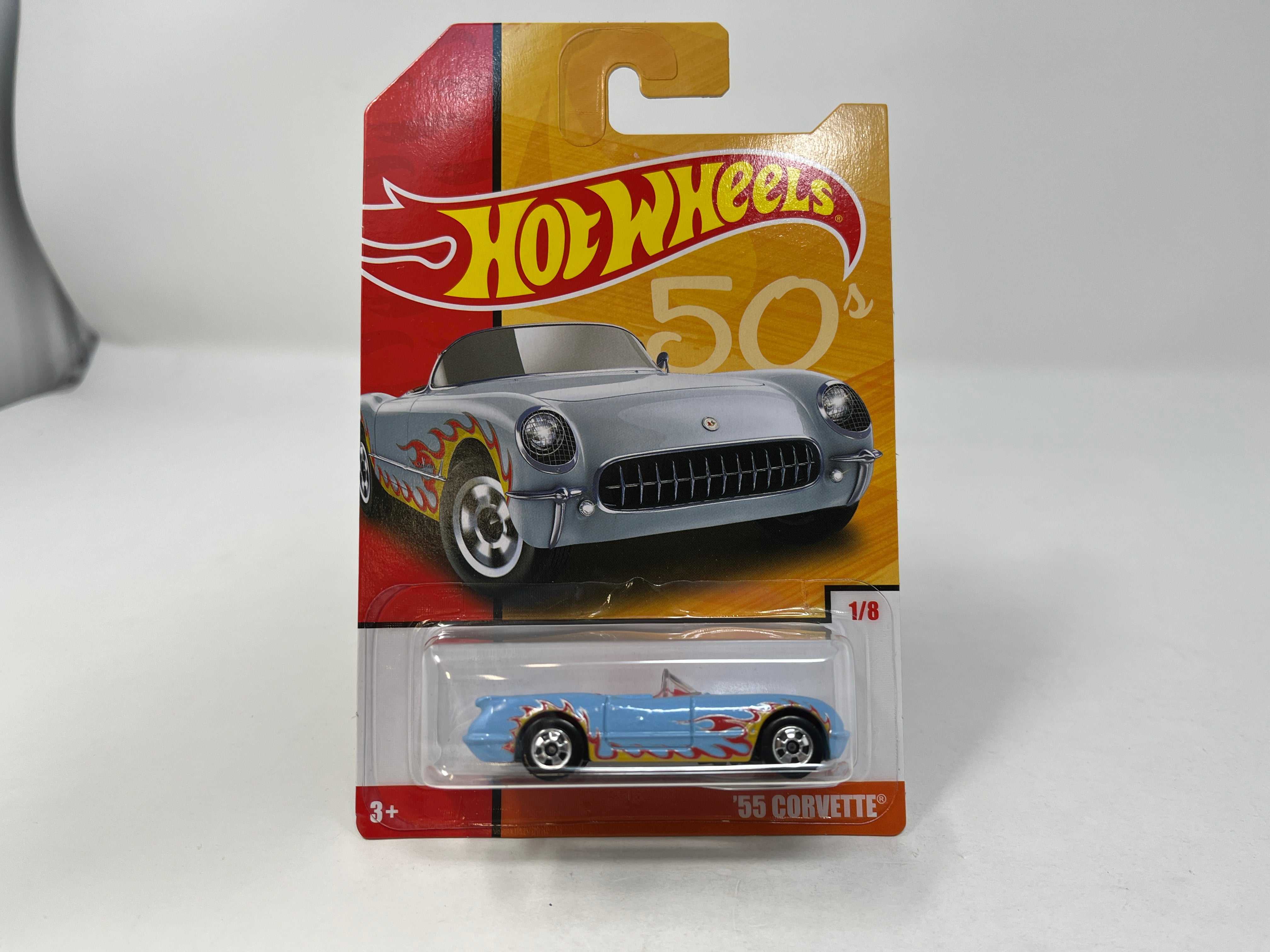'55 Corvette * Hot Wheels Decades Throwback * Blue、mySite、hgirdovlk