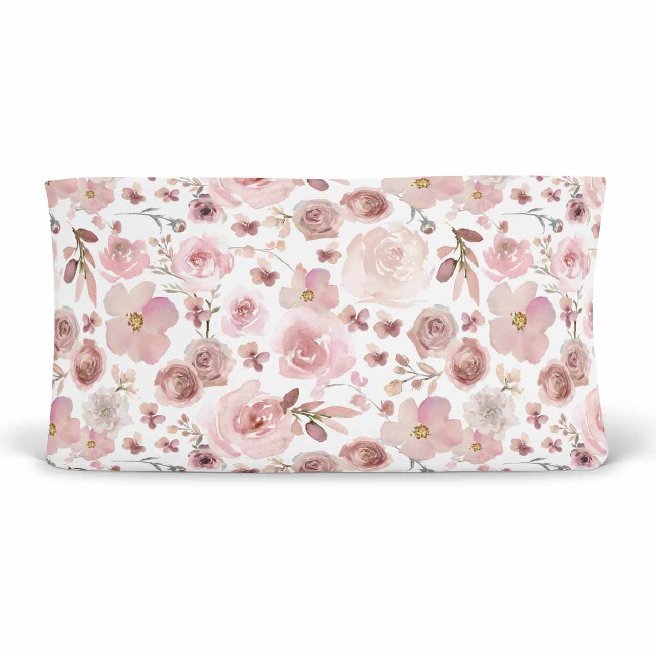  Rosie's Rose Garden Changing Pad Cover、mySite、layawaytickets