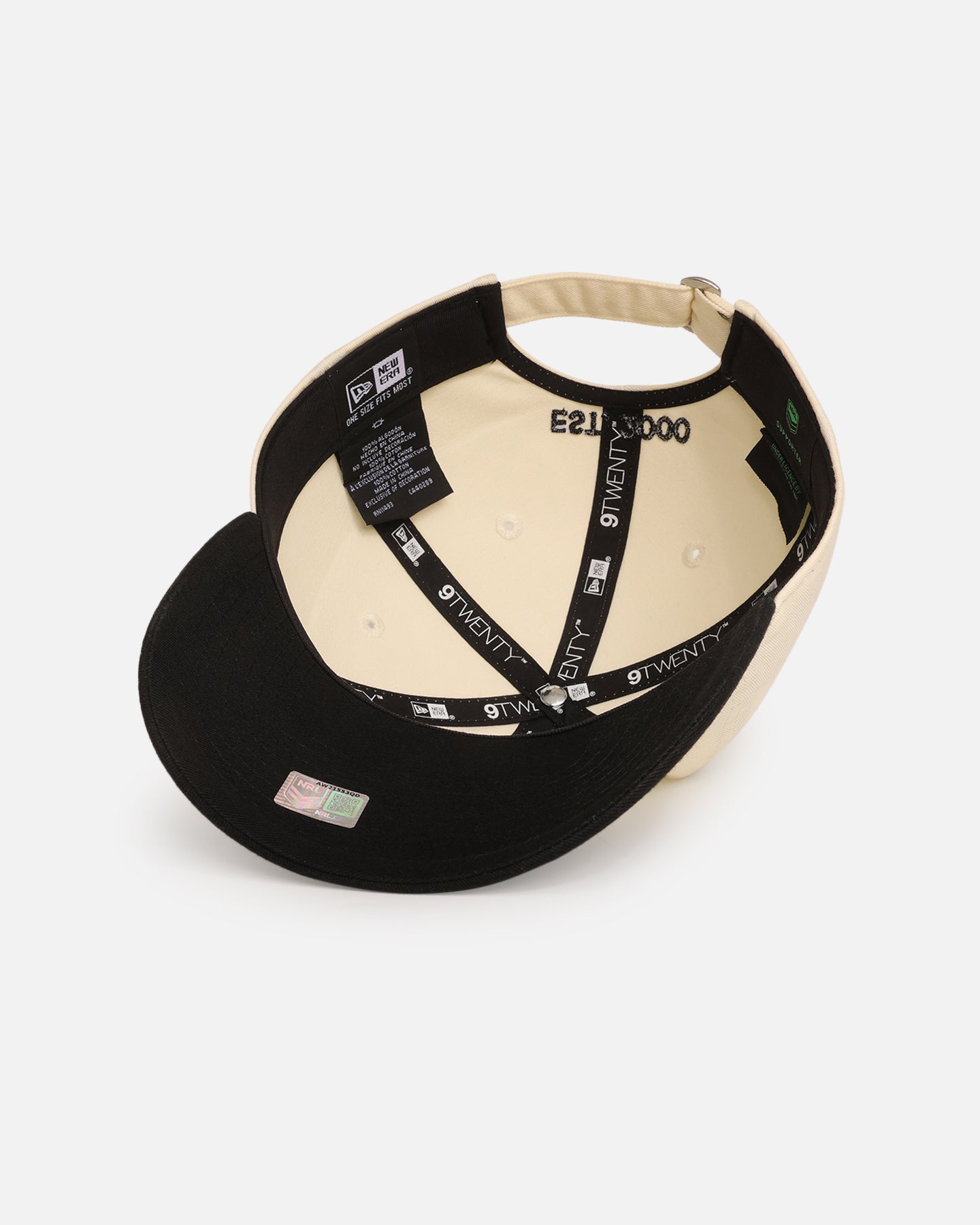 New Era Wests Tigers 'NRL Two Tone' 9TWENTY Strapback Chrome White/Black、mySite、zt4zffjzw