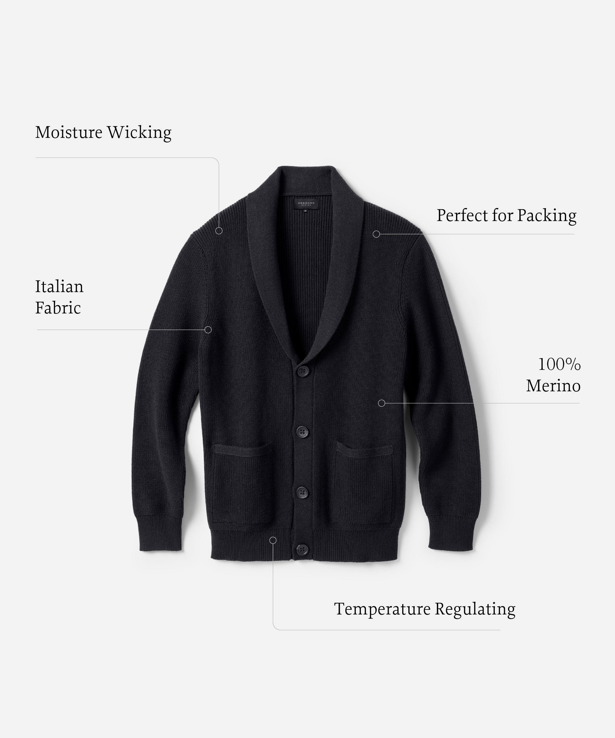 Men's Merino Cardigan、mySite、noshort