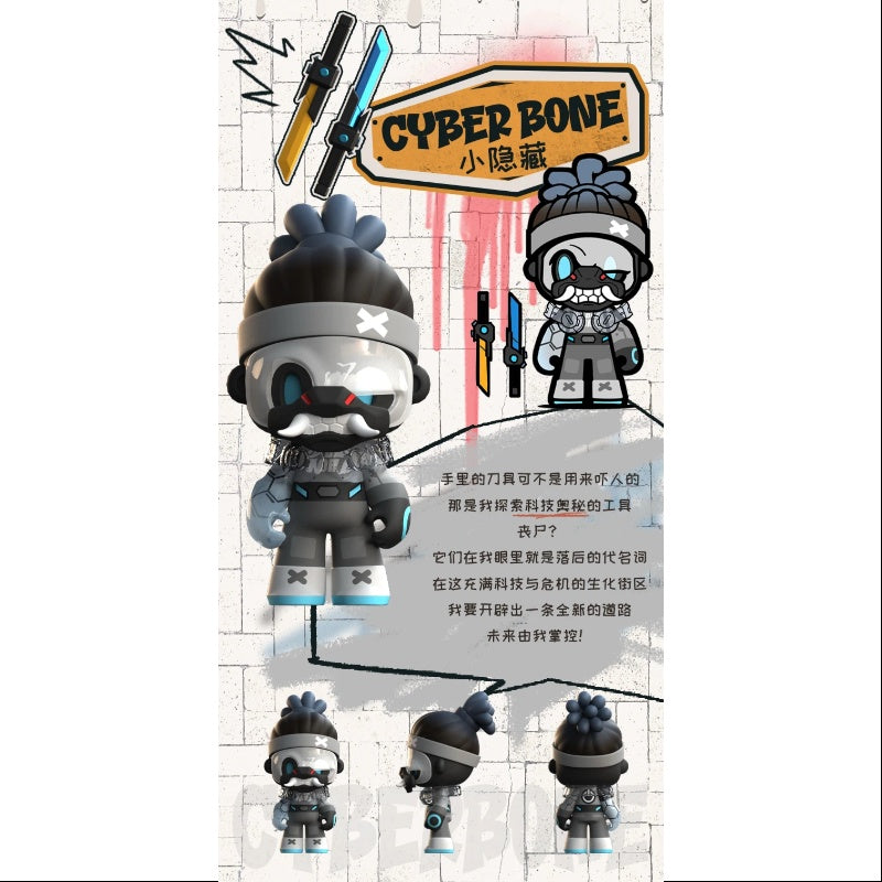  MR.BONE Junior 2.0 Zombies Block Series Secret Cyber Bone(1/54)、mySite、greenlandpopulation