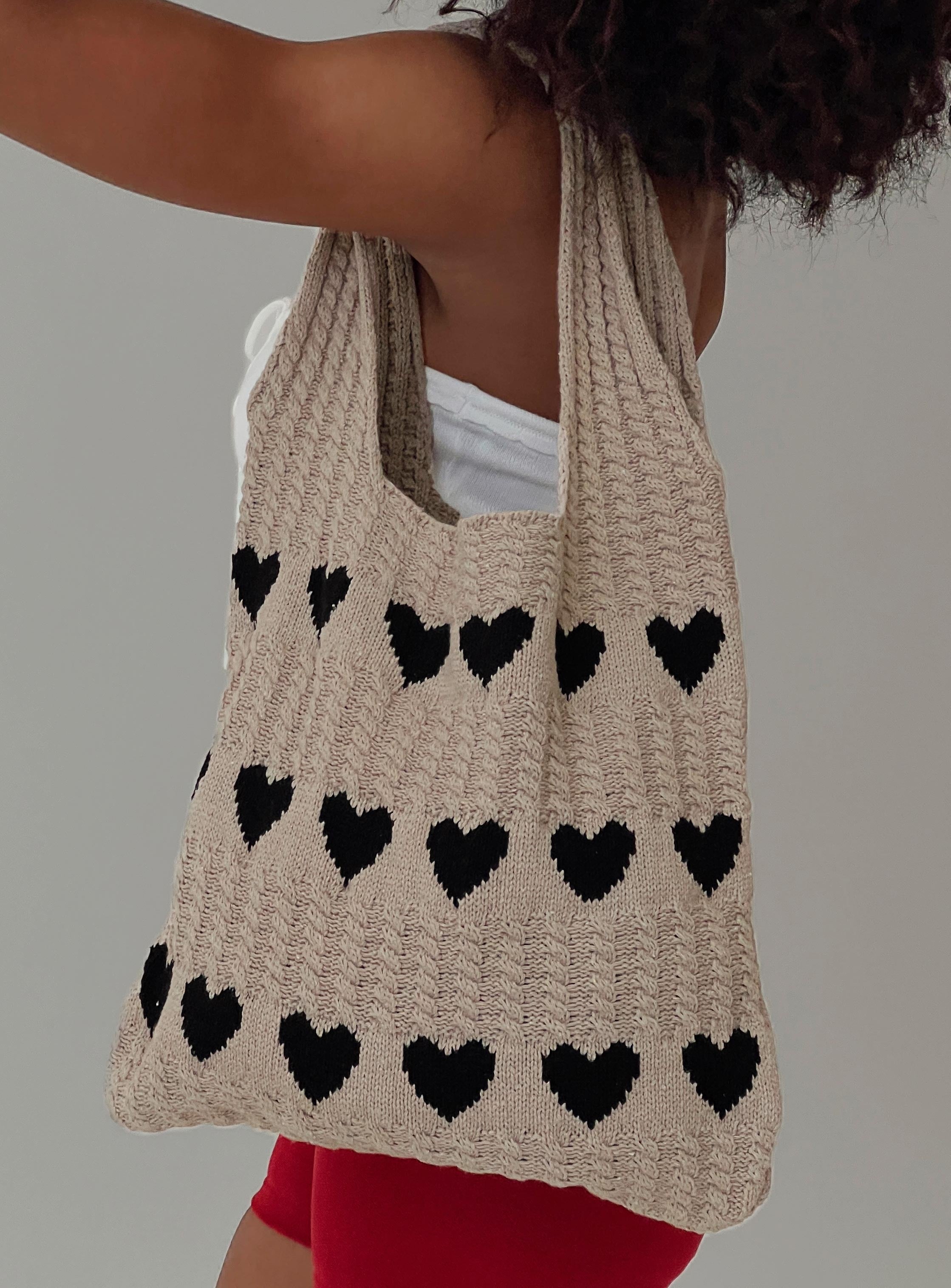 You've Got The Love Crochet Bag Beige、mySite、solidvoid