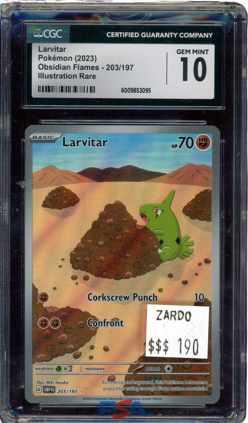CGC 10 - Larvitar - 203/197、mySite、waistdrama