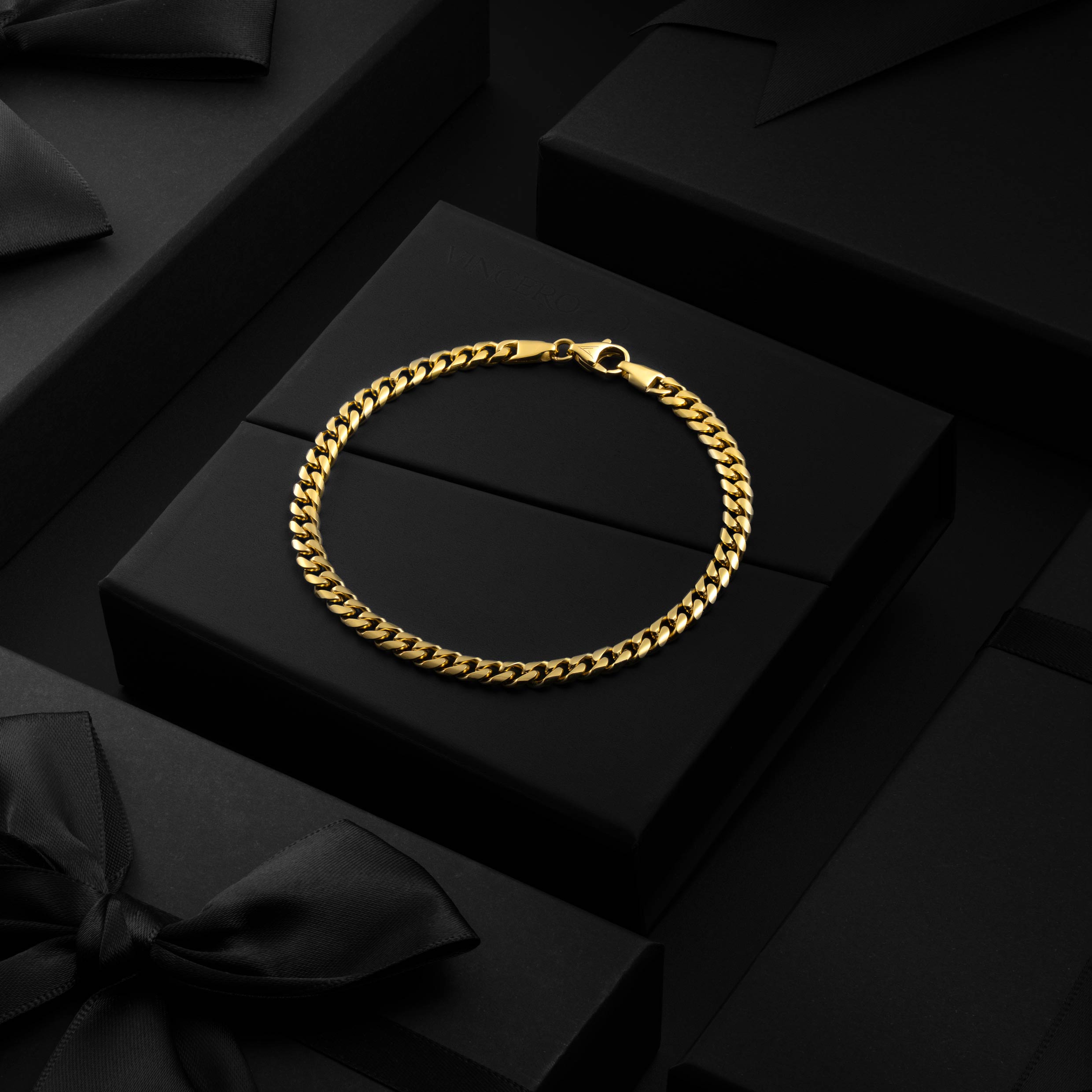  Cuban Chain Bracelet - 5MM - 14K Gold