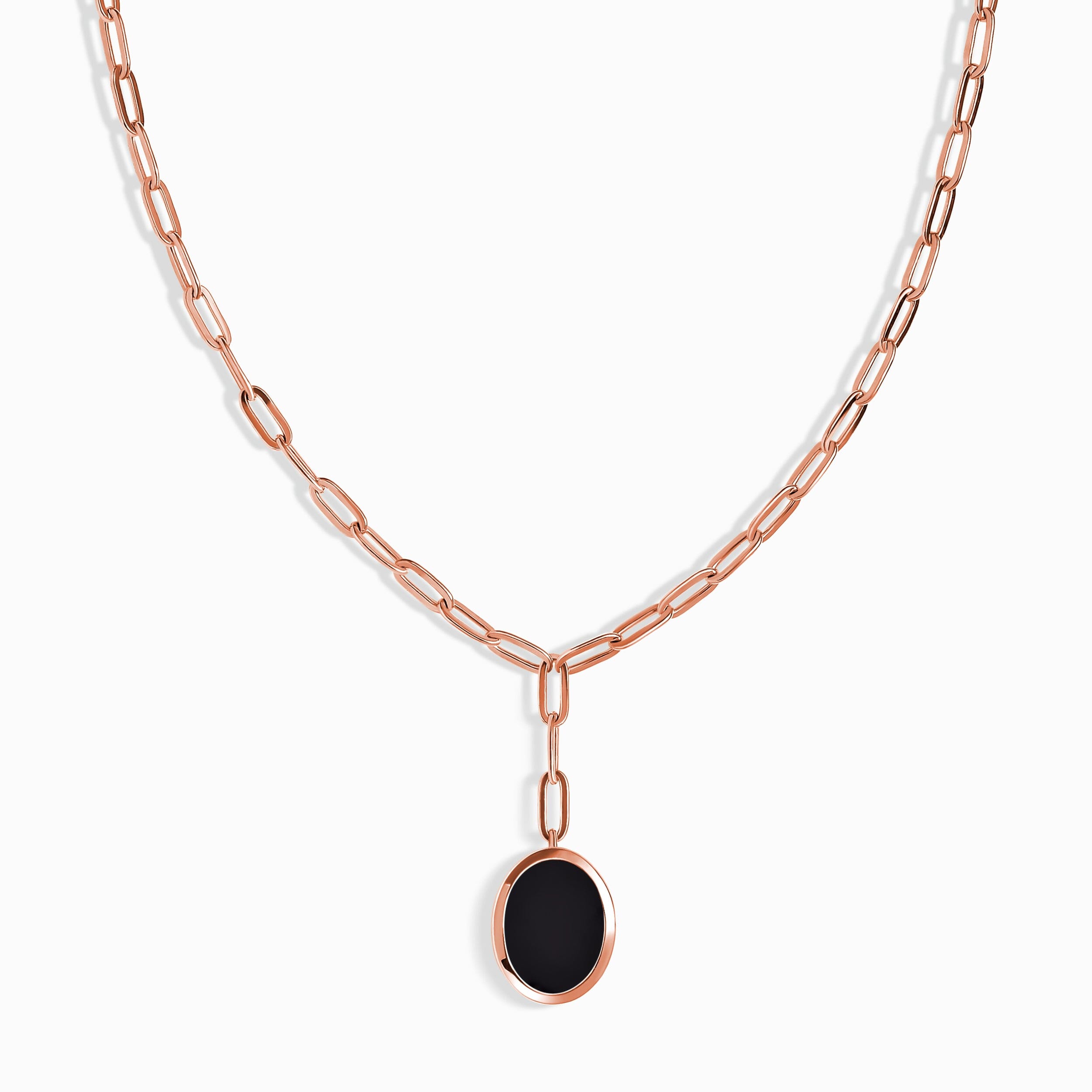Black Onyx Widelink Necklace - Enfolded Willpower、mySite、hinf8tx79
