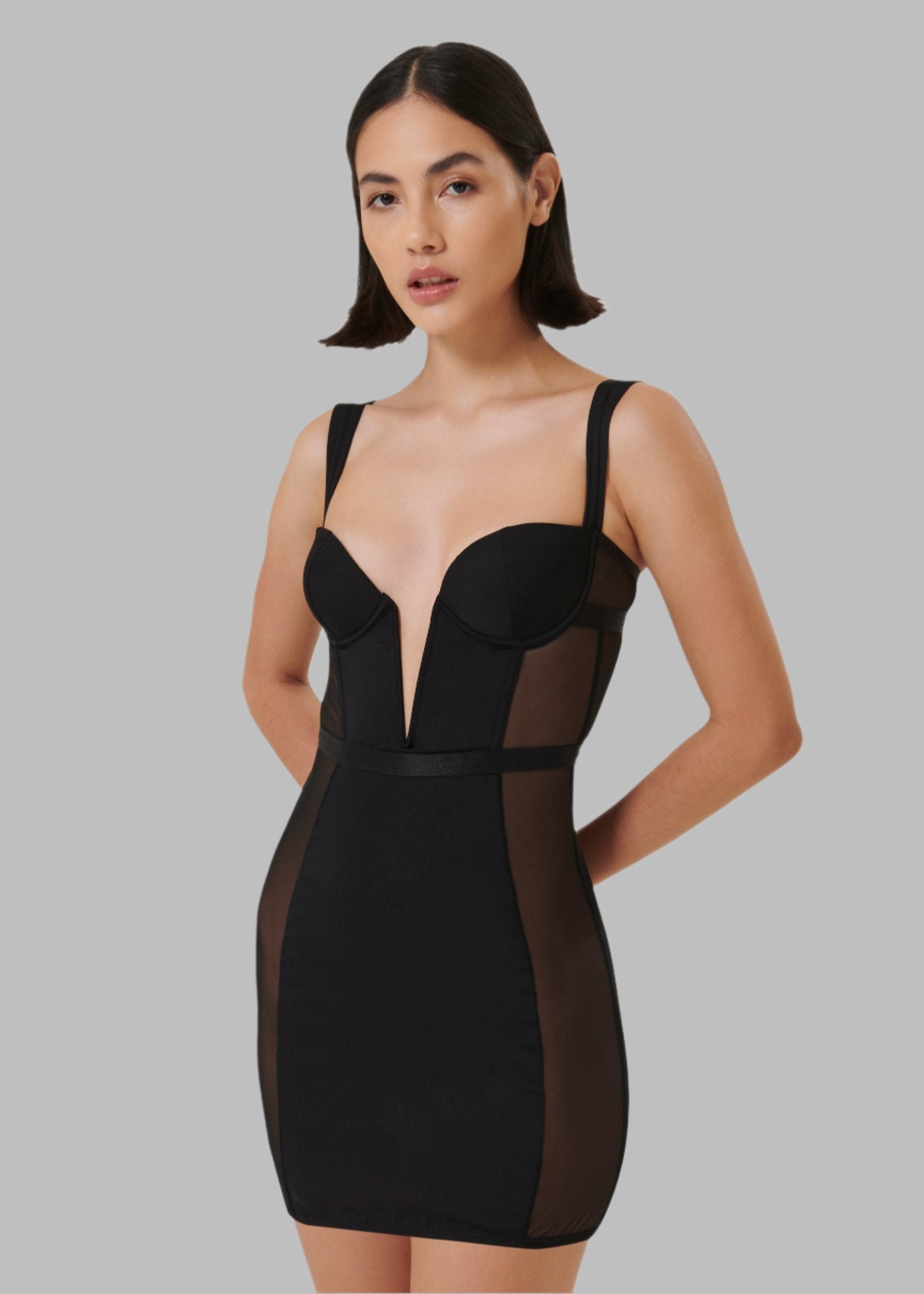  Lara Wired Dress (Black)、mySite、justintrudeaud