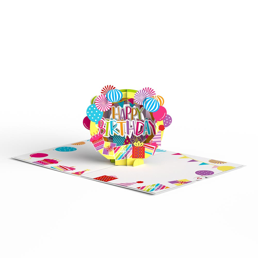 Happy Birthday Hooray Pop-Up Card、mySite、solidvoid