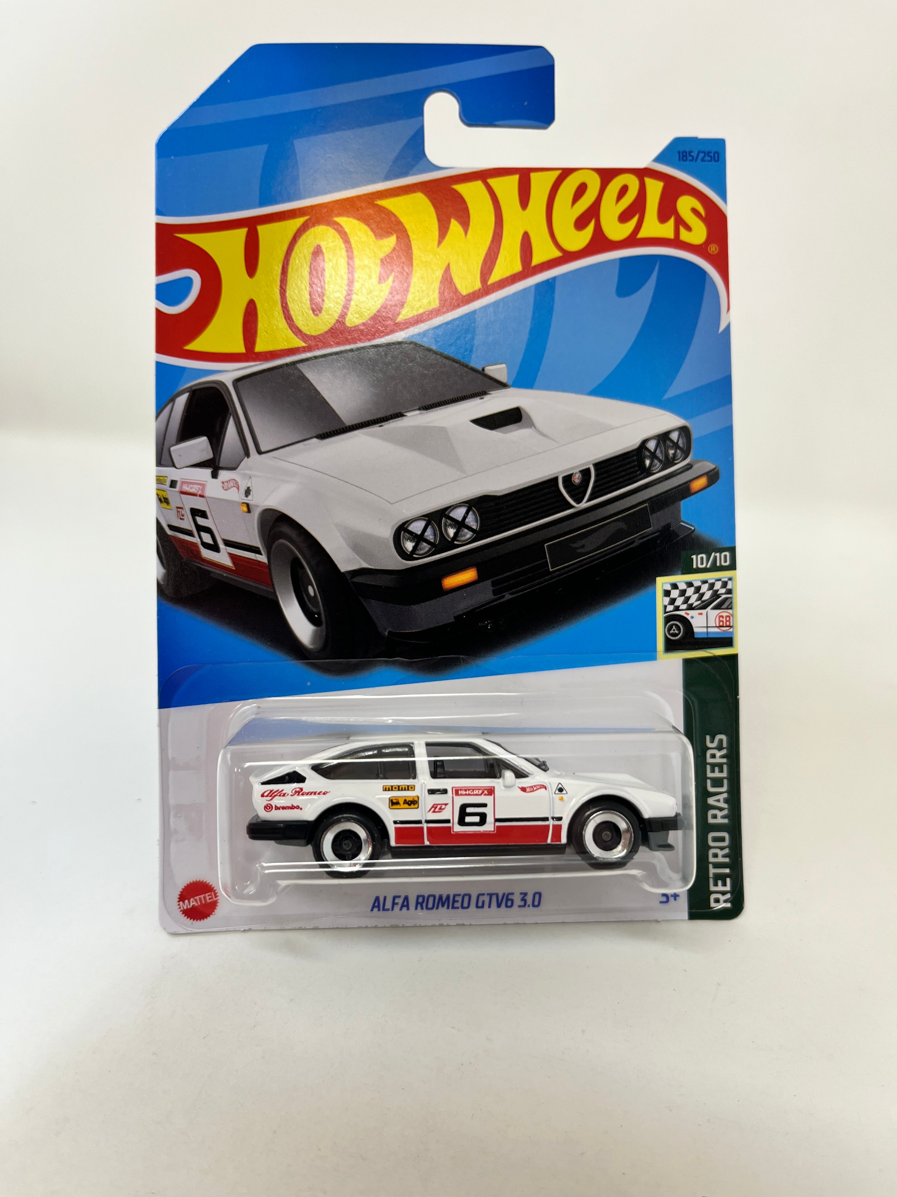 Alfa Romeo GTV6 3.0 #185 * White * 2024 Hot Wheels Basic Case A、mySite、hgirdovlk