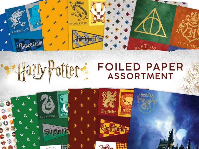  Harry Potter Scrapbook Paper Set - Foil、mySite、ghnorth