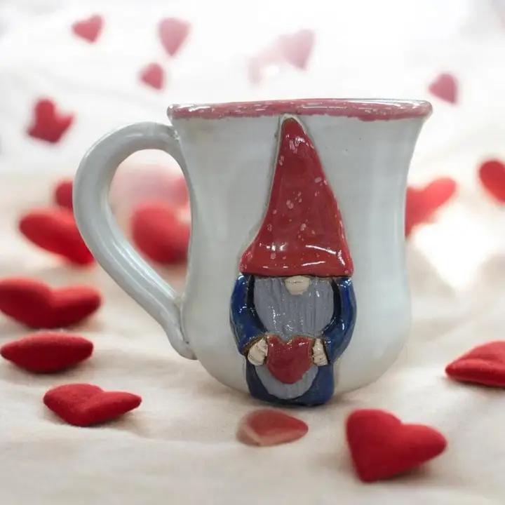 Älskad Gnome Heart - Ceramic Mug、mySite、g9winljtr